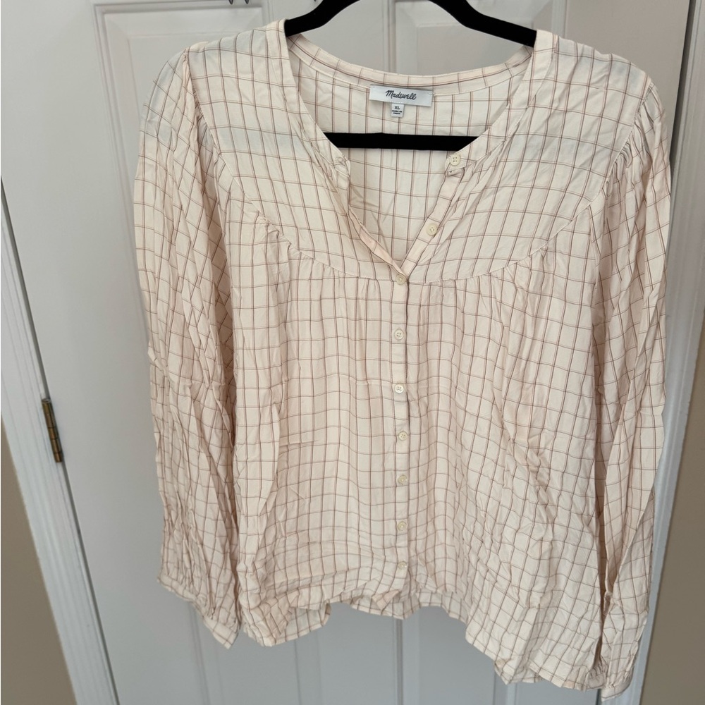 Madewell Button Up Top